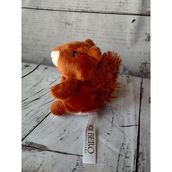 minifeet di bello squirrel stuffed animal plush 4 inches brown red squirrel - Picture 2 of 6